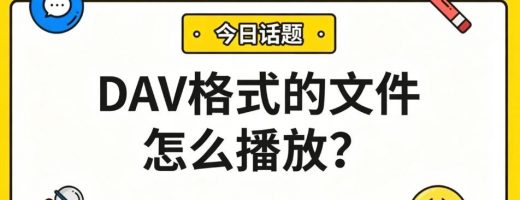 DAV格式的文件怎么播放？完整教程 + 一键转 MP4 永久通用！